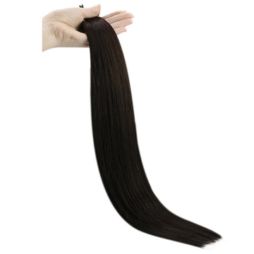 Fshine Virgin I Tip Real Human Hair 20g Hair Extensions Medium Brown (#4) - FShine Shop